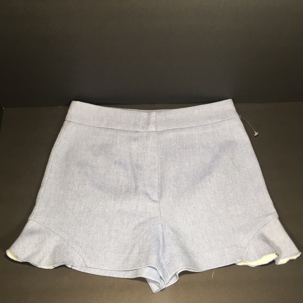 Zara Basic Collection Bermuda Shorts with Ruffles - Picture 4 of 8